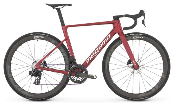 Bicicletta da strada Megamo Pulse 04 Sram Force AXS 12V 700 mm Rosso 2026