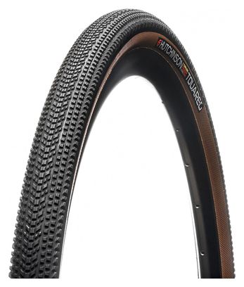 Neumático Hutchinson Touareg 700mm Tubeless Ready Soft Gravel Hardskin Beige Sidewalls Tan