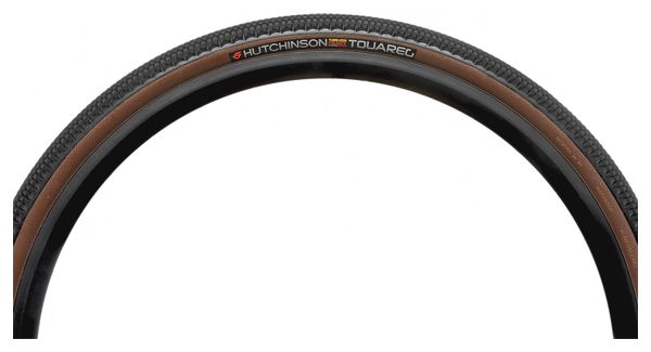 Hutchinson Touareg 700mm Tubeless Ready Soft Gravel Tire Hardskin Beige Sidewalls Tan