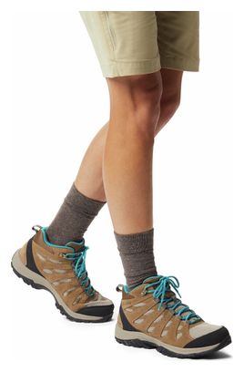 Zapatillas de senderismo Columbia Redmond III Mid para mujer Marrón