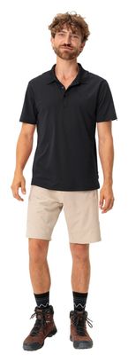 Vaude Essential Kurzarm-Poloshirt Schwarz