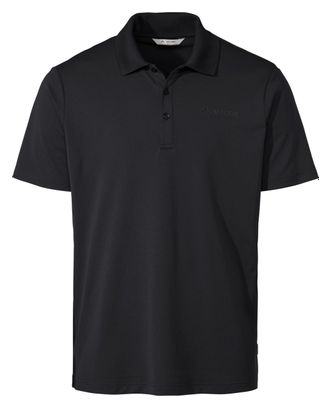 Vaude Essential Polo Korte Mouw Zwart