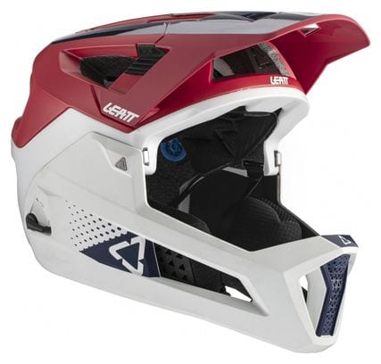 Leatt MTB 4.0 Enduro Removable Chinstrap Helmet Red Chilli 2022