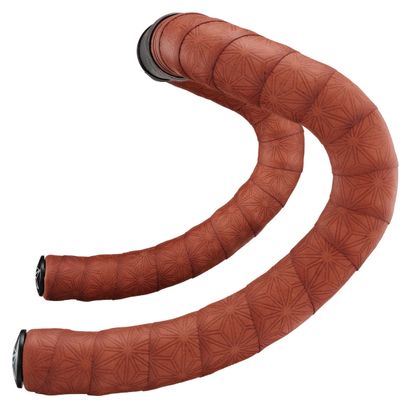 Supacaz Pure Leather Coffee Brown Handlebar Tape with End Caps