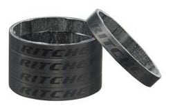 Ritchey 1-1/8'' Carbon Spacers (x5) Black