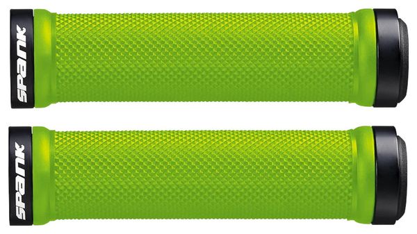 Pair of Spank Spoon Grips Green