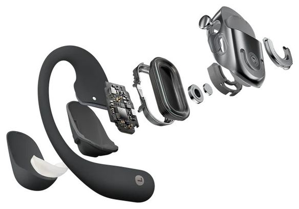 Auriculares inalámbricos Shokz OpenFit 2 Negro