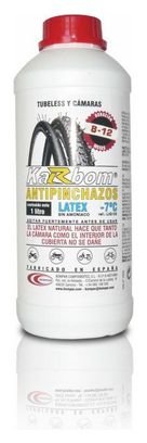 Liquide anti-crevaison latex Bompar karbom 1L