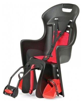  Seggiolino Posteriore POLISPORT BOODIE FF Nero Rosso