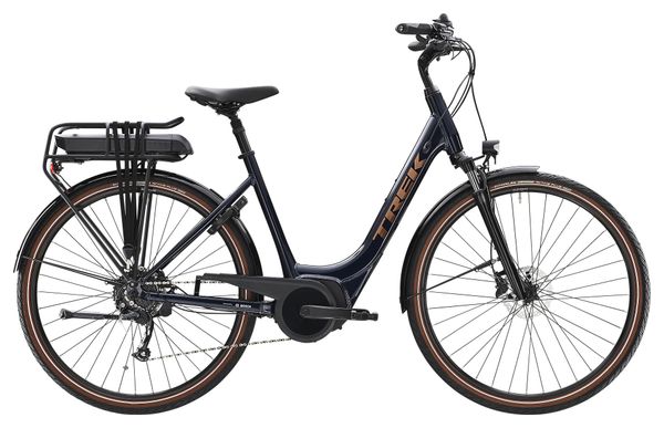 Vélo de Ville Électrique Trek Verve+ 2 Lowstep Shimano Altus 9V 500 Wh Azure 2023