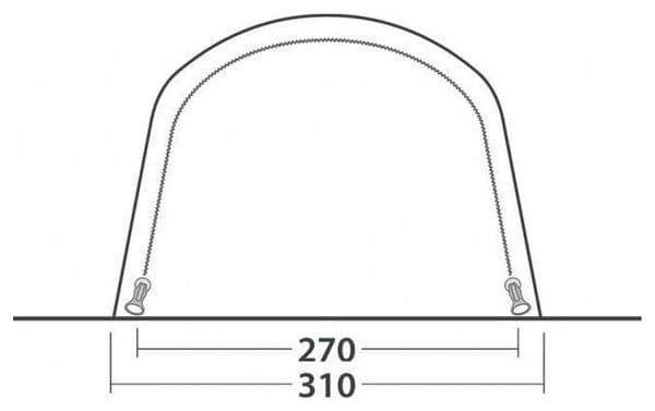 Tente gonflable Outwell Springville 4SA