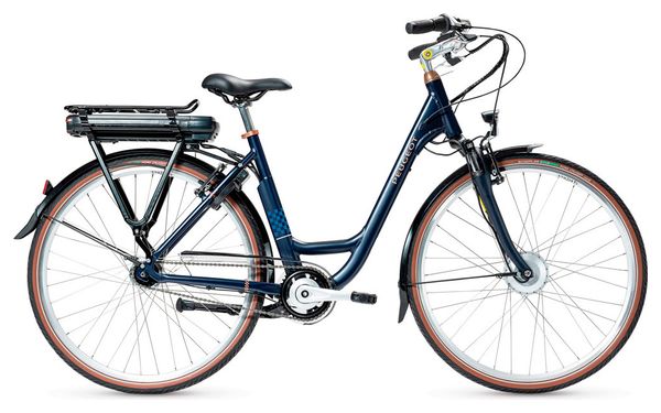 Vélo de Ville Électrique Peugeot eC03 N7 Shimano Nexus 7V 400 Wh 700 mm Bleu Nuit 2020