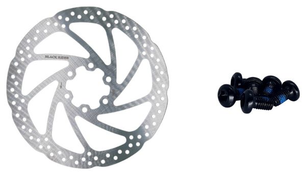 Disque de Frein BLACK RIDER 160mm 6 Trous Perforé