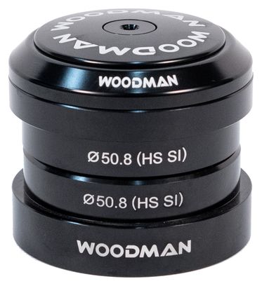 Woodman Headset Außenachse HSC-SI (50,8) Cannondale 1,5 '' Schwarz