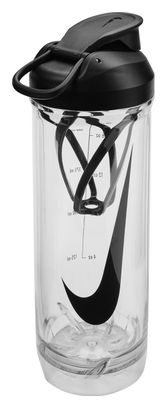 Shaker 700 ml Nike TR Recharge 2.0 Transparent Noir