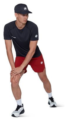 Pantaloncini da corsa Mammut Aenergy rossi da uomo