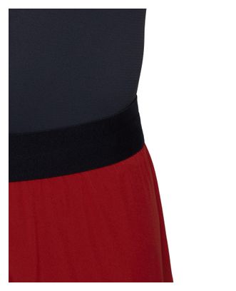 Pantaloncini da corsa Mammut Aenergy rossi da uomo