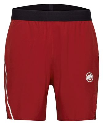 Pantaloncini da corsa Mammut Aenergy rossi da uomo