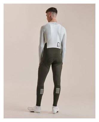 Rapha Pro Team Winter III Lange Radhose mit Trägern, grün/weiß, Herren