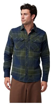 Chemise Manches Longues Fox Traildust Bleu/Vert