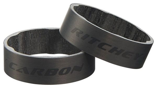Ritchey 1-1/8'' Carbon Spacers (x2) Black