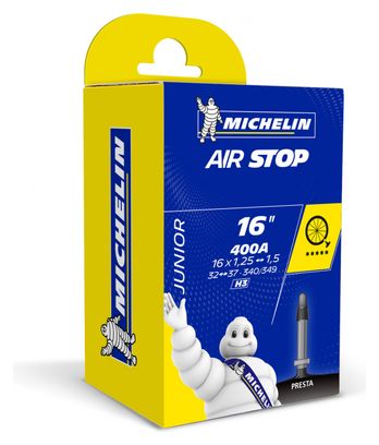 Cámara Michelin AirStop Junior 16'' 400A Presta 29 mm