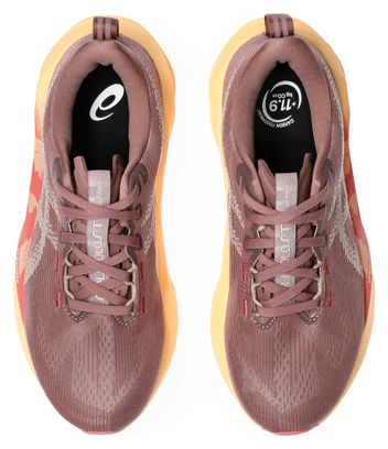 Chaussures Running Asics Novablast 5 Rouge/Orange Femme