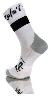 Pair of socks RAFA'L model Celeste 2 White Black  39-42