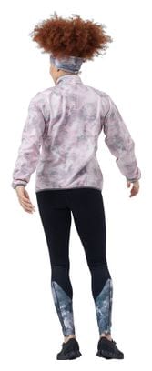 Wasserabweisende Jacke für Damen Odlo Essential Light Print Grau / Rosa