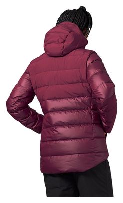 Dames Odlo Severin N-Thermic Hooded Jacket Rood Framboos Fudge