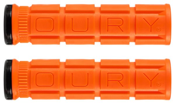 Manopole Oury Grip Lock-On V2 Blaze Orange