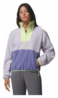 Pile Columbia 1/2 Zip Sequoia Grove Viola/Giallo Donna