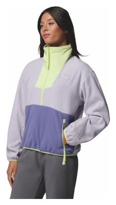 Pile Columbia 1/2 Zip Sequoia Grove Viola/Giallo Donna