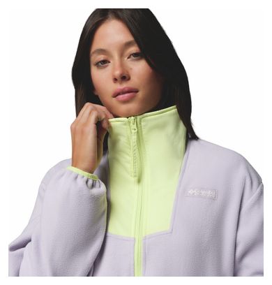 Pile Columbia 1/2 Zip Sequoia Grove Viola/Giallo Donna