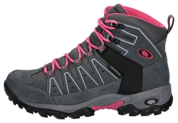 Damen-Wanderschuhe Brütting Mount Pinos High Grau/Rosa