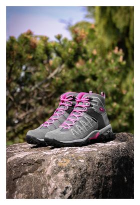 Chaussures de Randonnée Femme Brütting Mount Pinos High Gris/Rose