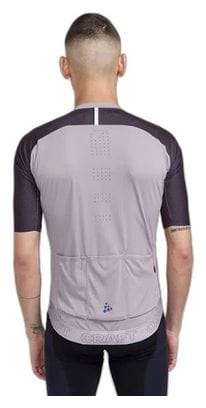 Craft Pro Aero Grey Black short sleeve jersey
