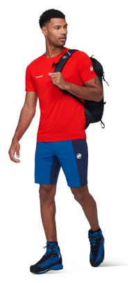 Maglietta tecnica Mammut Ducan FL rossa da uomo