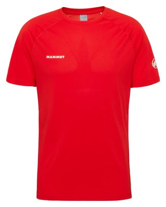 Maglietta tecnica Mammut Ducan FL rossa da uomo