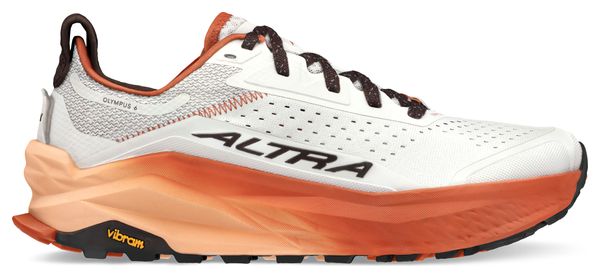 Altra Olympus 6 Trail Shoes White/Orange Men's