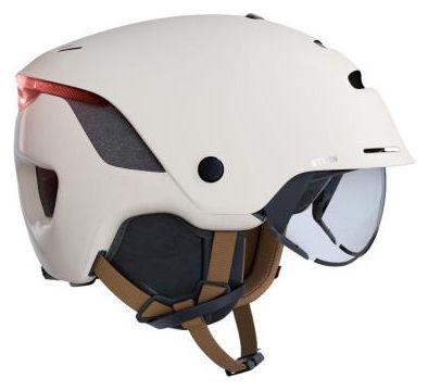 Btwin 900 Integrated Led City Casco Beige