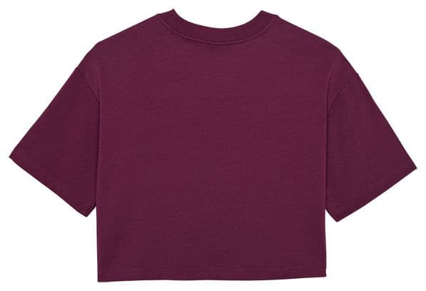 Camiseta de manga corta Fox Wordmark Morada <p>Crop para mujer</p>