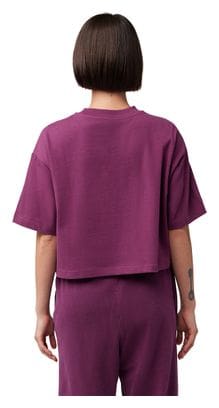 Camiseta de manga corta Fox Wordmark Morada <p>Crop para mujer</p>