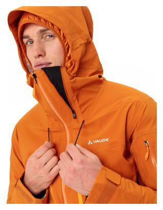 Wasserdichte Jacke Vaude Monviso 3L Orange