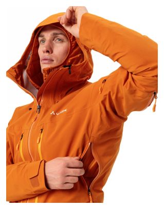 Wasserdichte Jacke Vaude Monviso 3L Orange