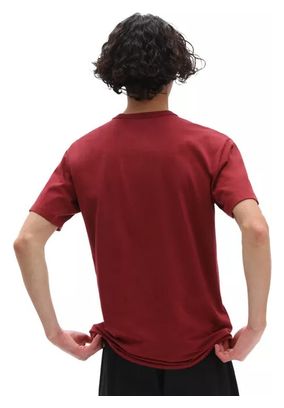 Vans Off The Wall Klassisches Kurzarm-T-Shirt Rot