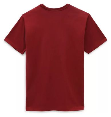 Vans Off The Wall Klassisches Kurzarm-T-Shirt Rot