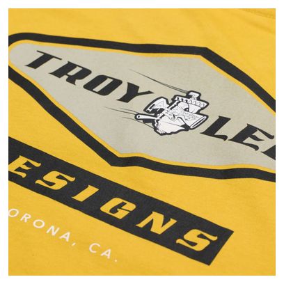 Maglietta a maniche corte Troy Lee Designs Carb Yellow