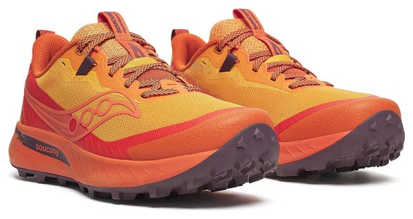 Chaussures Trail Saucony Peregrine 15 Orange Homme