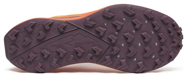 Chaussures Trail Saucony Peregrine 15 Orange Homme